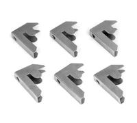 6x Metal Garage Racking Clips Steel Storage Shelving Bay Connectors Galvanised