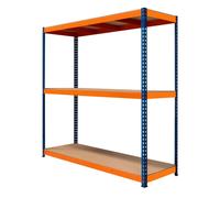 Garage Racking S-Rax Shelving Unit 3 Shelf 180cm x 180cm x 60cm