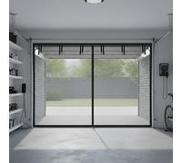 Garage Screen Doors, Garage Door Screen, Garages Curtains in Summer Pet & Kid Friendly, Self-Closing - Hands Free Magnet Closure Keeps Bugs Out & Breeze in 244 X 274 Cm(Black,274 x 244 cm(9 x 8 ft))