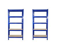 5 Tier 75cm Steel Shelves Warehouse Heavy Duty Garage Racking Storage Shelving