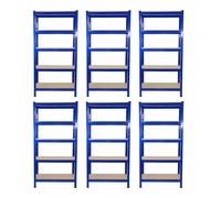 Racking Storage Shelving 75cm Heavy Duty Garage 5 Tier Black &