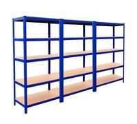 Garage Shelves Shelving 5 Tier Unit Racking Boltless Heavy Duty Storage Shelf