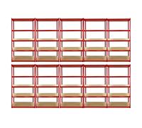 Garage Shelves Shelving 5 Tier Unit Racking Boltless Heavy Duty Storage Shelf