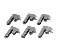 Garage Shelving Bay Connector Clips, Galvanised Steel, Pack of 6 Galwix Storage Shelving Connectors