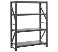 Garage Shelving FIUGGI 150 cm 200 cm Metal Black