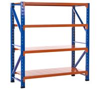 Garage Shelving FIUGGI 200 cm 200 cm Metal Orange