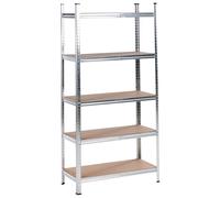 Garage Shelving XITTA Metal 75 cm 30 cm Silver