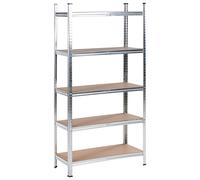 Garage Shelving XITTA Metal 90 cm 40 cm Silver