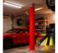 Garage Square Post Padding, Metal Pole Wrap Around Universal Column Padded Cover for Basement Playground Gym Basketball Court Outdoor