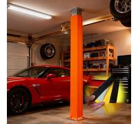 Garage Square Post Padding, Metal Pole Wrap Around Universal Column Padded Cover for Basement Playground Gym Basketball Court Outdoor