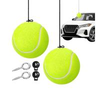 Garage Stopper for Parking Car - 2-Piece Car Garage Parking Guide Tennis Ball Aid - Precise Stop Assist for Driver Safety Guidance Automotive RV Villa Driveway Home Beginners