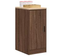 Garage Storage Cabinet Brown Oak 40x51x85 cm Solid Wood Pine Berkfield Home Brown One Size