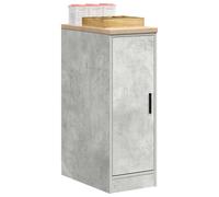 Garage Storage Cabinet Concrete Grey 30x51x85 cm Solid Wood Pine Berkfield Home Grey One Size
