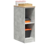 Garage Storage Cabinet Concrete Grey 30x51x85 cm Solid Wood Pine Berkfield Home Grey One Size