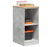 Garage Storage Cabinet Concrete Grey 40x51x85 cm Solid Wood Pine Berkfield Home Grey One Size