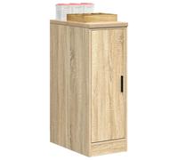 Garage storage cabinet Sonoma oak 30x51x85 cm Pinewood top 2-door 60kg workbench