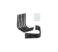 Garage Storage Hooks, 10 Pack Heavy Duty Ladder Hooks, 17cm Wall Mount Tool Hanger for Garden Hose, Folding Chair and Bike