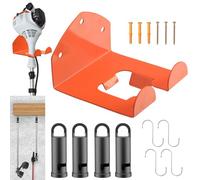 Garage Storage Organizer Trimmer Rack Weed eater hangers Garage Storage Hooks for St-ihl Kombi Attachments Garden Power Tool Hanger for Grass Trimmer Hedge Trimmer Garage Wall Trimmer wall hanger