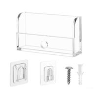 Garage Storage Solution Wall Mount Stand for LiftMaster 893LM 971LM - Clear Acrylic Remote Holder Organiser Transmitter Rack Bracket 2.4cm(Transparent)