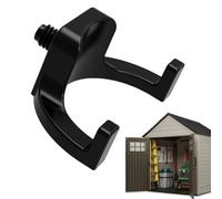 Garage Storage System Hooks - Storage Shed Tool Hooks | Organizer Supplies Shelves Accessories for Scientific Bulk Items Wall Home Industrial Lawn Garden Ladder