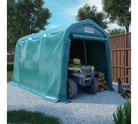 Garage tent Dark Green 2.4x3.6 m 100% PVC Waterproof Galvanised Steel Shelters