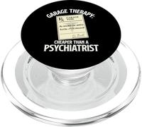 Garage Therapy Cheaper Than A Psychiatrist - Muscle Car Guy PopSockets PopGrip for MagSafe