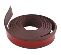 Garage Threshold Ramp 10FT Length Rubber Wheelchair Transition Strip For Doorway Entry And Floor Leveling Applications(Dark brown)