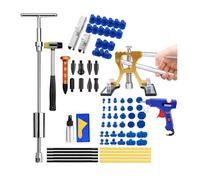 Garage Tool Car Dent Removal Repair Kit Slide Reverse Hammer 18+ Suction Cup Paintless Dent Puller Extractor Tool Duty Trolley Jack(Set 2)