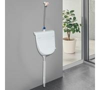 Garage Urinal - Men's Urinary Diverter On The Wall | Flush Overflow Proof Urinal With Lid For Boys Men Bathroom Toilet Backyard Outdoor Camper Garage Camping | Outdoor Urinal