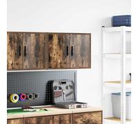 Garage Wall Cabinet Hanging Garage Storage Cupboard Tool Box Cabinet vidaXL