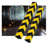 Garage Wall Guards,L-Shape Corner Guard - Durable Rubber Vehicle Protector For Garage Columns, Car Parking Safety Post For Warehouses And Parking Areas, Essential Corner Guard,Black+Yellow-15Pcs-80Cm