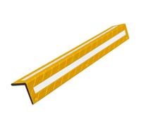 Garage Wall Guards,L-Shape Wall Corner Guard For Parking Garages, Reflective Yellow Strip Rubber Bumper, Anti-Impact Column Protector, 0.3/0.4In Thick, Red Color, 1Pcs, Durabl,Yellow-8Pcs-0.9Cm