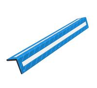 Garage Wall Guards,L-Shape Wall Corner Guard For Parking Garages, Reflective Yellow Strip Rubber Bumper, Anti-Impact Column Protector, 0.3/0.4In Thick, Red Color, 1Pcs, Durabl,Blue-8Pcs-0.9Cm