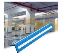 Garage Wall Guards,Reflective Rubber Corner Guard For Walls, L-Shape Garage Protector, 8Pcs Red Wall Corner Guards With Reflective Strips, Durable Parking Garage Safety Soluti,Blue-1Pcs-0.9Cm