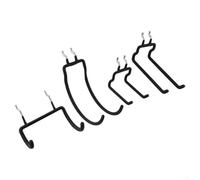 Garage Wall Mounted Pegboard Hooks for Electric Drill Storage and Multi Item Organization on 1/4 Inch Boards (C)