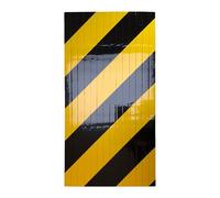Garage Wall Protector, Self-Adhesive Foam Garage Pole Padding with Reflective Stripes, Wall Edge and Bumper Surround Protection Pads for Parking, Pillars and Corners(Black Yellow U-Shaped,10pcs)