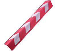 Garage Wall Protector Wall Corner Guard for Parking Garages, 0.6cm Thick Column Reflective Garage Wall Corner Guards for Parking Garages,Rosso-20pcs