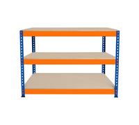 Garage Workbench 2 3 Tier Workstation 300kg Workshop DIY Table Heavy Duty Steel