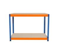 Garage Workbench S-Rax 2 Shelf 120cm x 45cm x 90cm Workstation