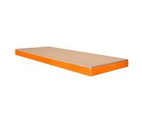 Garage Workbench S-Rax Additional Shelf 150cm x 60cm Workstation Heavy Duty Steel Chipboard 300kg Capacity Adjustable Layout Boltless Assembly 2 Reinforced Support Bars Warehouse