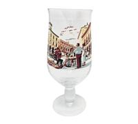 GarageBar | Birra Moretti Limited Edition Glass | Four Designs Available | 20oz Pint Nucleated Beer Glass | Official Merchandise | Comes with 2X Beer Drip Mats (Aperitivo)