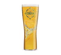 GarageBar | Cobra Glass | Beer Glass | Official Merchandise | Comes with 2X Beer Drip Mats (1, Half Pint/10oz)