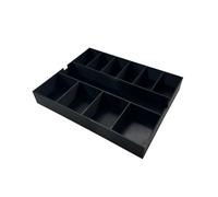 GarageInOrder 3d Printed Impact bit holder insert designed for DEWALT Medium ToughCase (Insert Only) (Black, 11 Compartment)