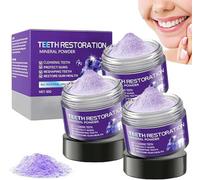 GarageLine Teeth Restoration Mineral Powder, Dental Restoration Mineral Powder, Effective in Strengthening Teeth and Gums, Freshen Breath, Protect Gums (3)