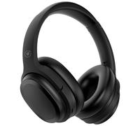 GarageRock SE7D Hybrid Active Noise Cancelling Over Ear Headphones, Wireless headphones with ENC Clear Call, Deep Bass Sound, Bluetooth 5.0, 30Hrs Playtime for Office/Travel, Black