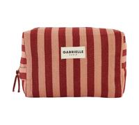 Garance striped toiletry bag Red one size