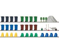 Garbage And Trash Set - Busch 1136