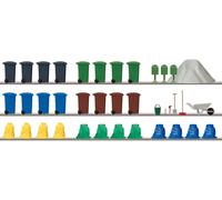 Garbage And Trash Set - Busch 1136