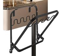 Garbage Bag Stand - Foldable Wire Trash Can Holder for 13-30 Gallon Bags, Sturdy Metal Shelf Organizer for Home, Garage, RV, Patio, Laundry Room