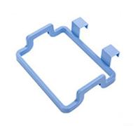 Garbage Bag Storage Plastic Hanging Trash Rack for Kitchen with Over Door Cabinet Holder for Organized Waste Management and Space Saving (Blue)
